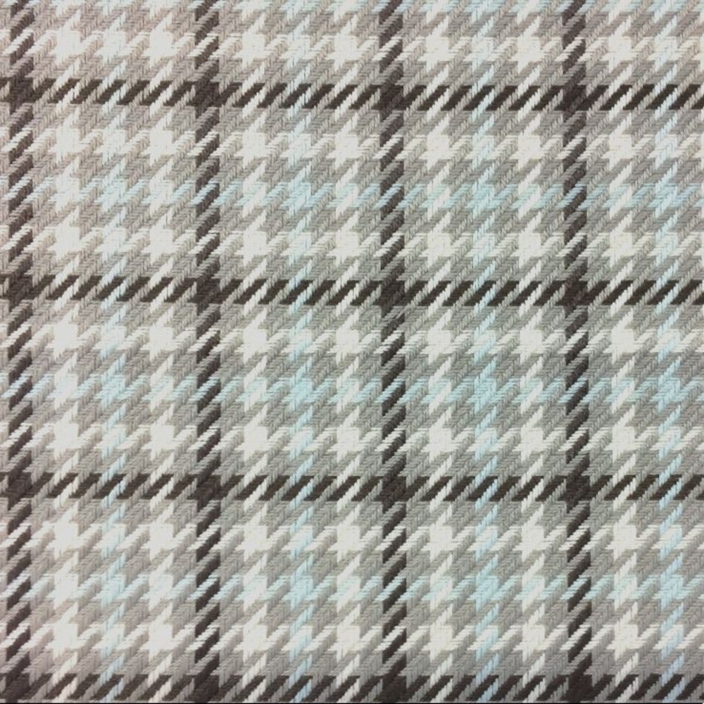 Barker Street Plaid in Robins Egg